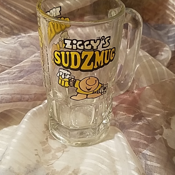 Vintage 12oz Ziggy's Sudzmug glass beer mug - Picture 1 of 6